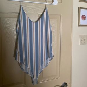 Pin Stripped BodySuit